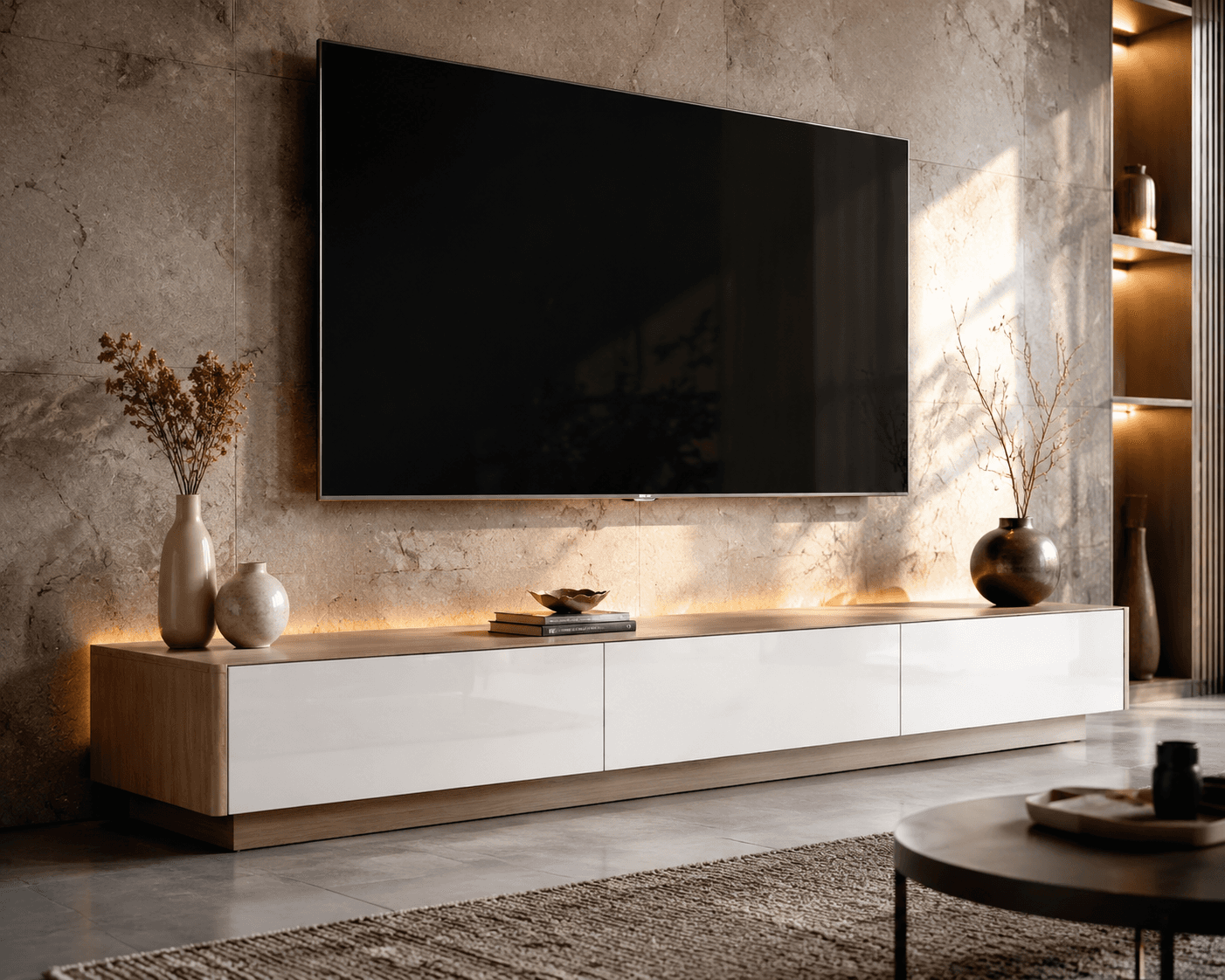 میز تلویزیون تمام MDF مدرن مدل BL0131