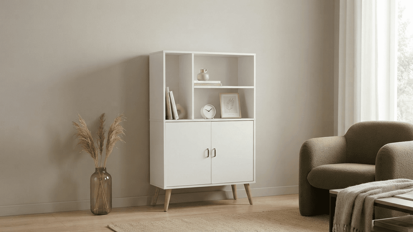 کتابخانه مدل SJ1169 با جنس MDF - تصویر 1