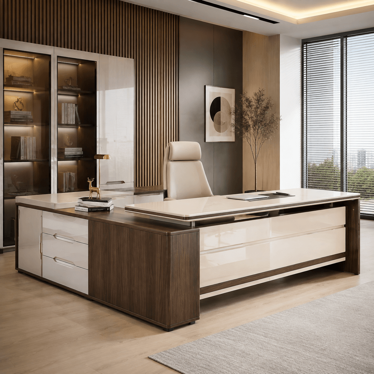 میز مدیریت لیندا الدار (Linda Executive Desk) - تصویر 1